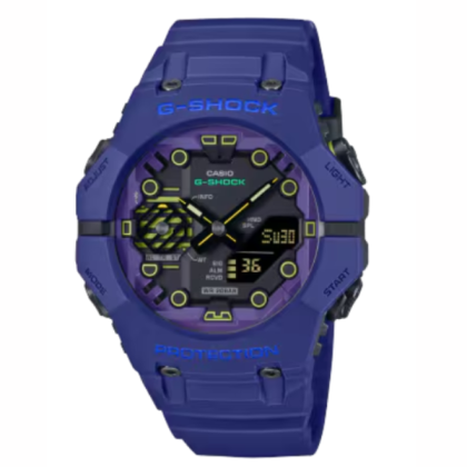 Casio G-Shock Cyber Color Series GA-B001CBR-2A Bluetooth Analog-Digital Blue Resin Men Watch